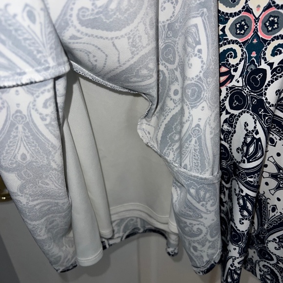 Eliza J Dress Womens size 2 Blue Pink Paisley Print 3/4 Sleeve Fit&flare Sheath - Picture 3 of 7